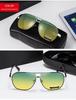Men's Day & Night Anti-Glare Color-Changing Polarized Sunglasses for Fishing & Driving