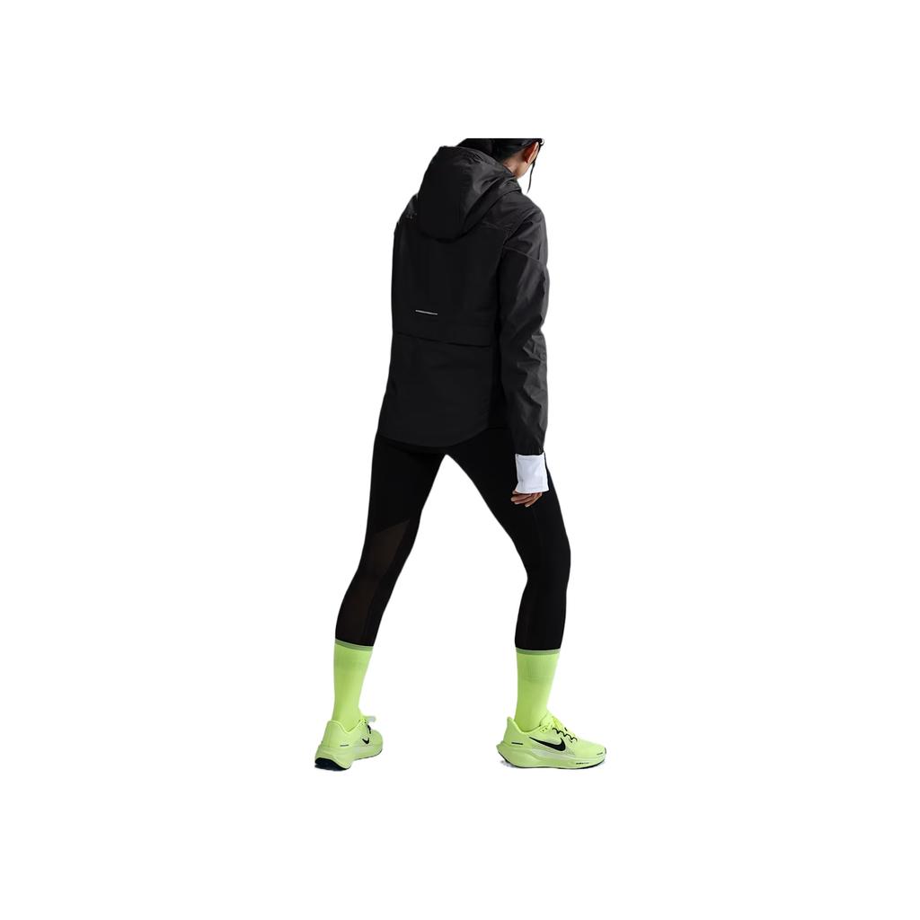 Nike Základní Pohodlná Módní Minimalistická Univerzální Jednobarevná Bunda s Kapucí Dámská Bunda Černá DX0319-010