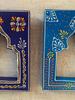 Hand-Carved Wooden Mehrab Wall Frame: Rajasthani Painted Jharokha (Set of 4)