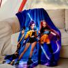 1pc Kpop Demon Hunters Blanket, Cozy Printed Throw Blanket, A Heartfelt Gift for Your Family and Friends