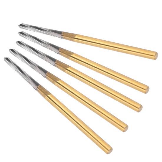 5pcs Dental Burrs AntiRust Tungsten Steel Dental Teeth Cutting Burrs Dentist Supplies(28 Mm 1,1 Pouces )