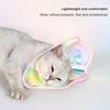 Colorful Laser Cat Collar PVC Cat Anti-scratching Collar Cat Recovery Collar  Post-Surgery Care