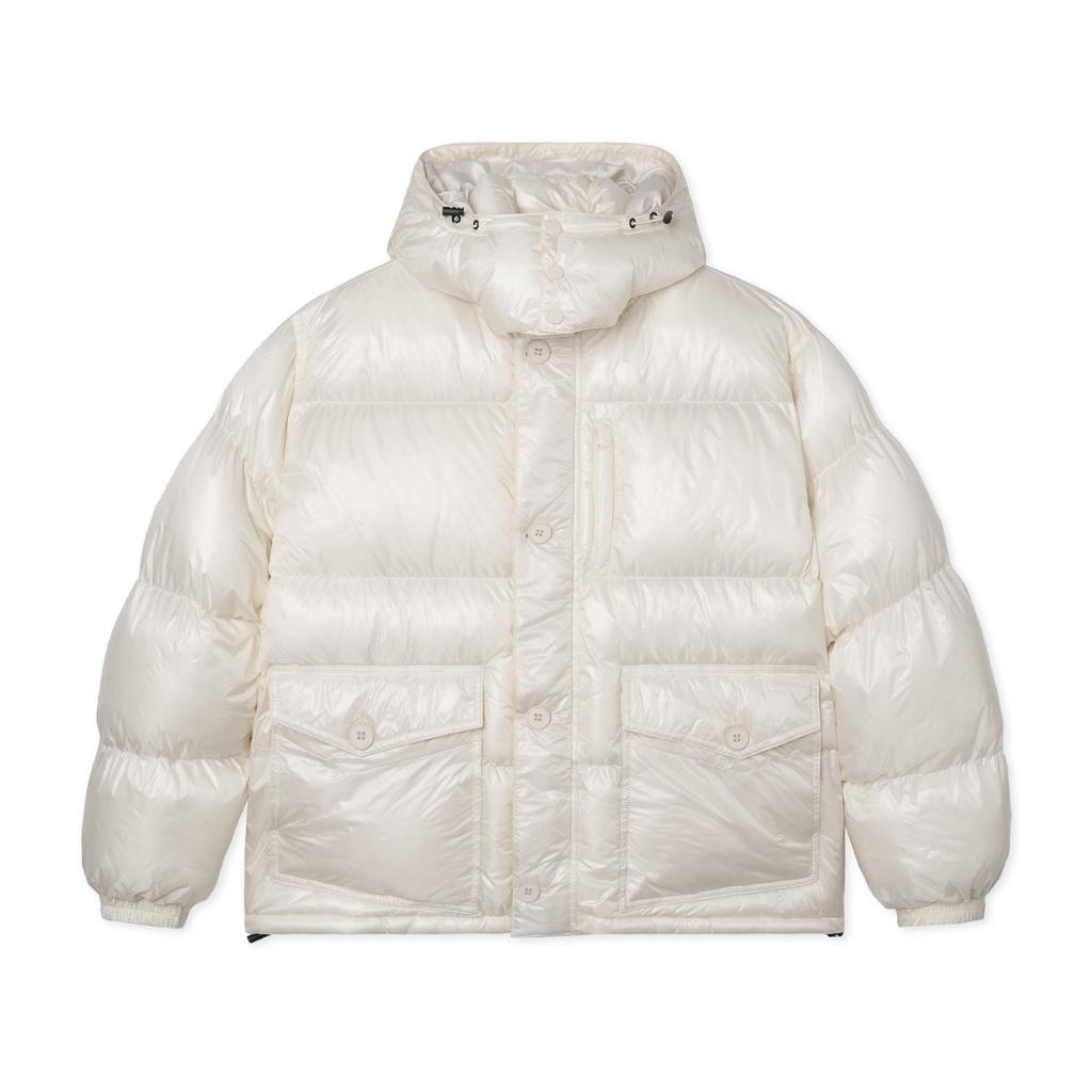 Apostrophe Comma High-Gloss Multi-Hood Detachable Short Padded Jacket_Black