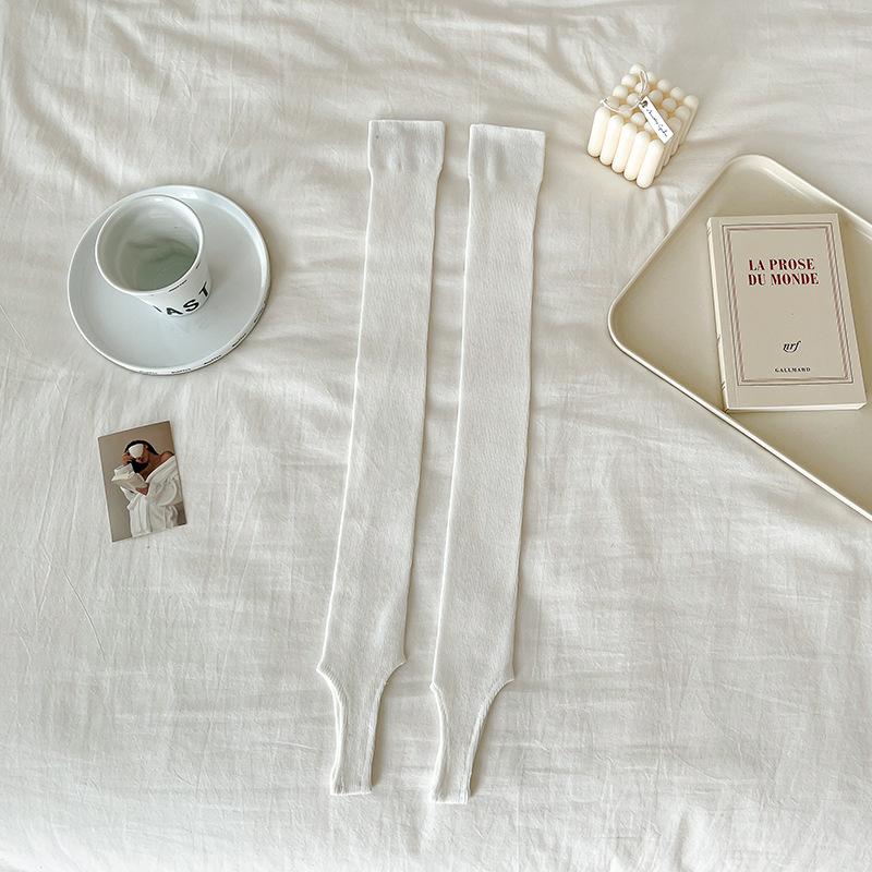 1 Pairs Woman Elegant Leg Warmer Trends Calf New Women Stockings Fashion Solid Color Thin Breathable Simple Long Knee High Socks