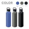 Handle Style Bottle 440ml | Copper Plated Stainless Steel Thermos Bottle with Copper Plated Construction for Heat and Cold Retention, Plain Design, Za