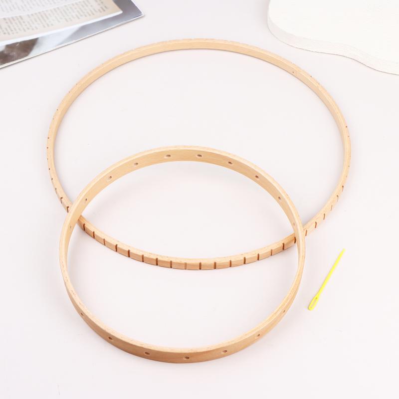 Cerchi in Legno Strumenti per Tessitura Fai da Te Telaio Circolare in Legno per Lavorare a Maglia Artigianato Appeso a Parete Decorazione Muro Casa Giardino
