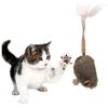 Automatic Squeaky Plush Mouse Toy For Pet Cats With Chirping Sound And Simulation Movement for Indoor Cats Enrichment