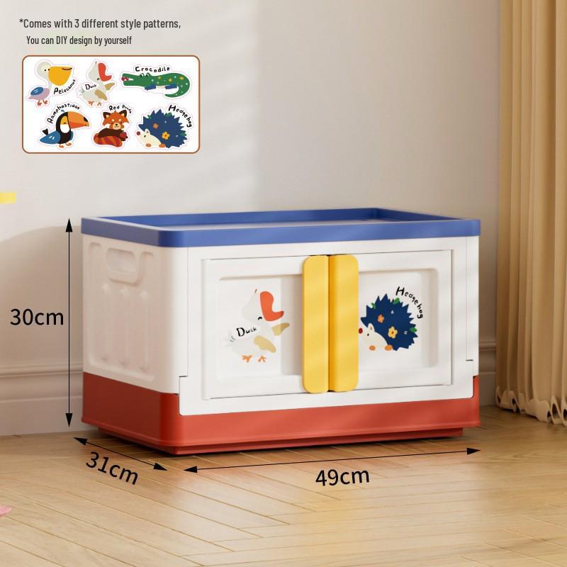 Haixing Large Capacity Folding Plastic Laundry Hamper with Lid