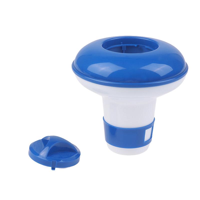 Flytende Svømmebasseng Medisinsk Klor Tablett Badekar Flyter Renseverktøy Auto Dispenser Slitesterke Utendørs Basseng Renseverktøy