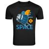 Space Adventure Satellite Galaxy Graphic T Shirt