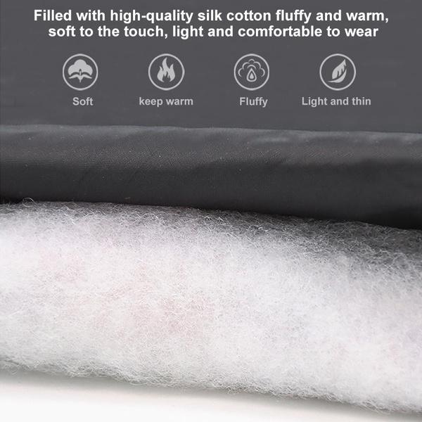 Hundemäntel für kleine und mittelgroße Hunde, Hundejacke, warmer Hunde-Wintermantel, winddichte Jacke, wendbar, reflektierende Hundejacke, Reißverschluss, Winter
