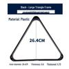 Black Plastic 5.72cm 8-Ball Pool Triangle Rack