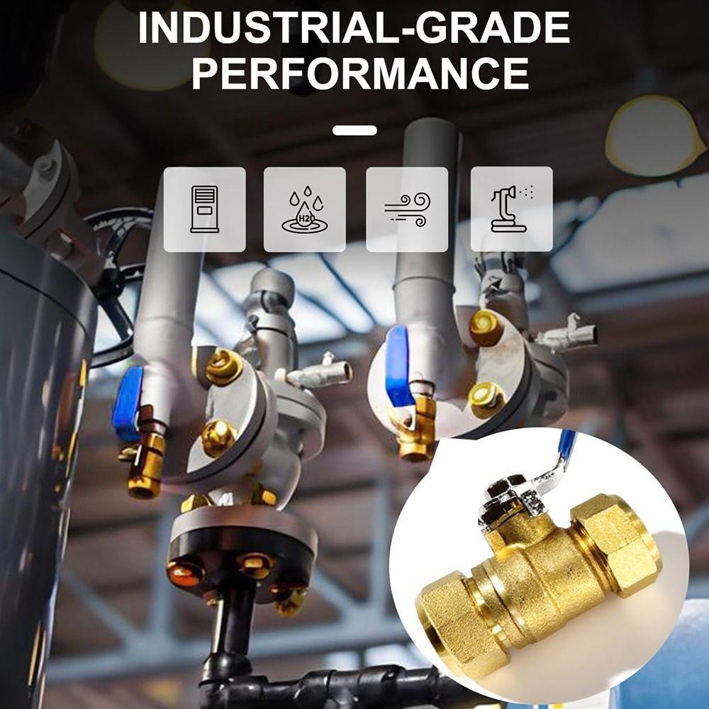 Pure Copper Brass Ball Valve 2P Threaded Ball Valve New Female Valve