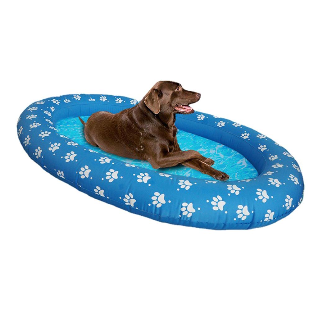 Dog Float for Pool Inflatable Dog Swimming Float for Puppies Floating Raft for Pool/Travel/Summer Supplies