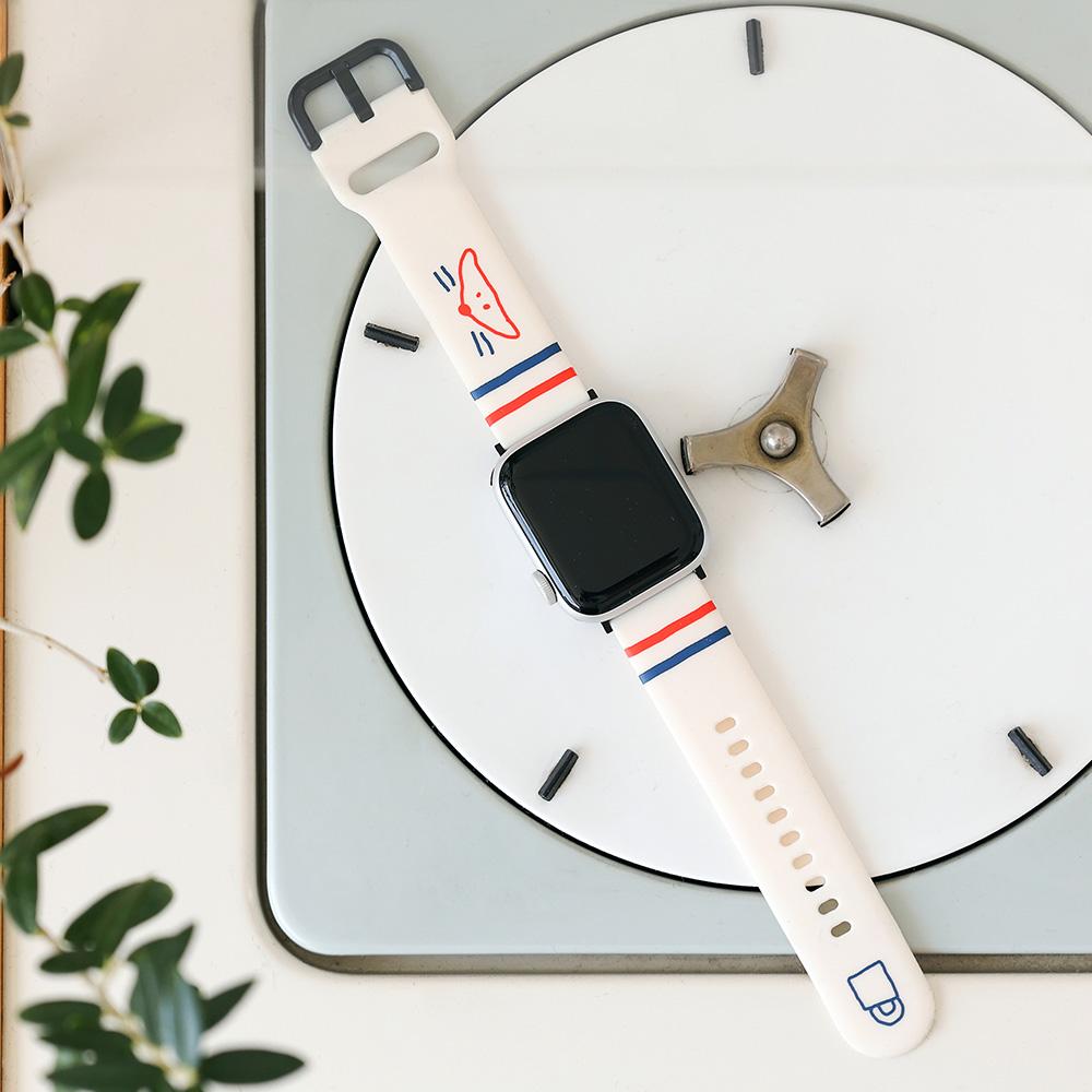 Beuleonchibeuladeo Apple Watch Silicone Strap Ver.5 For 38-41Mm
