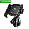 Motorcycle Phone Holder One-Touch Auto Quick Lock Bike Phone Mount ATV Bicycle Scooter Phone Holder with Aluminum Handlebar Base