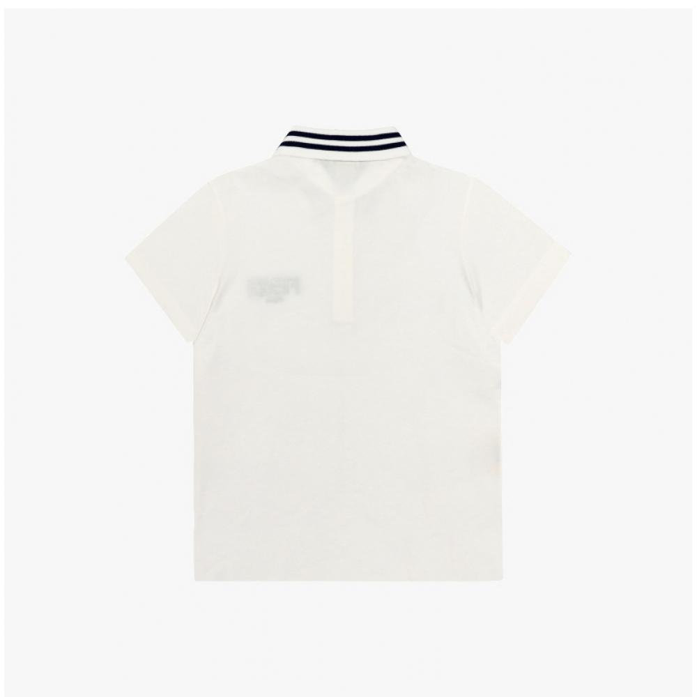 Fendi Logo Polo Kids ShorT Sleeve T shirT Jmi464 7aj f0Tu9
