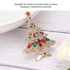 Christmas Style Fashionable Alloy Elegant Rhinestones Decoration Pin Brooch Jewelry