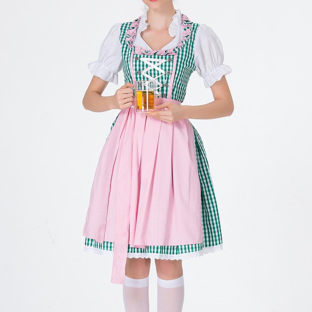 Women's Fashion Beer Festival Costume Ethnic Stage Performance Party Dress Set