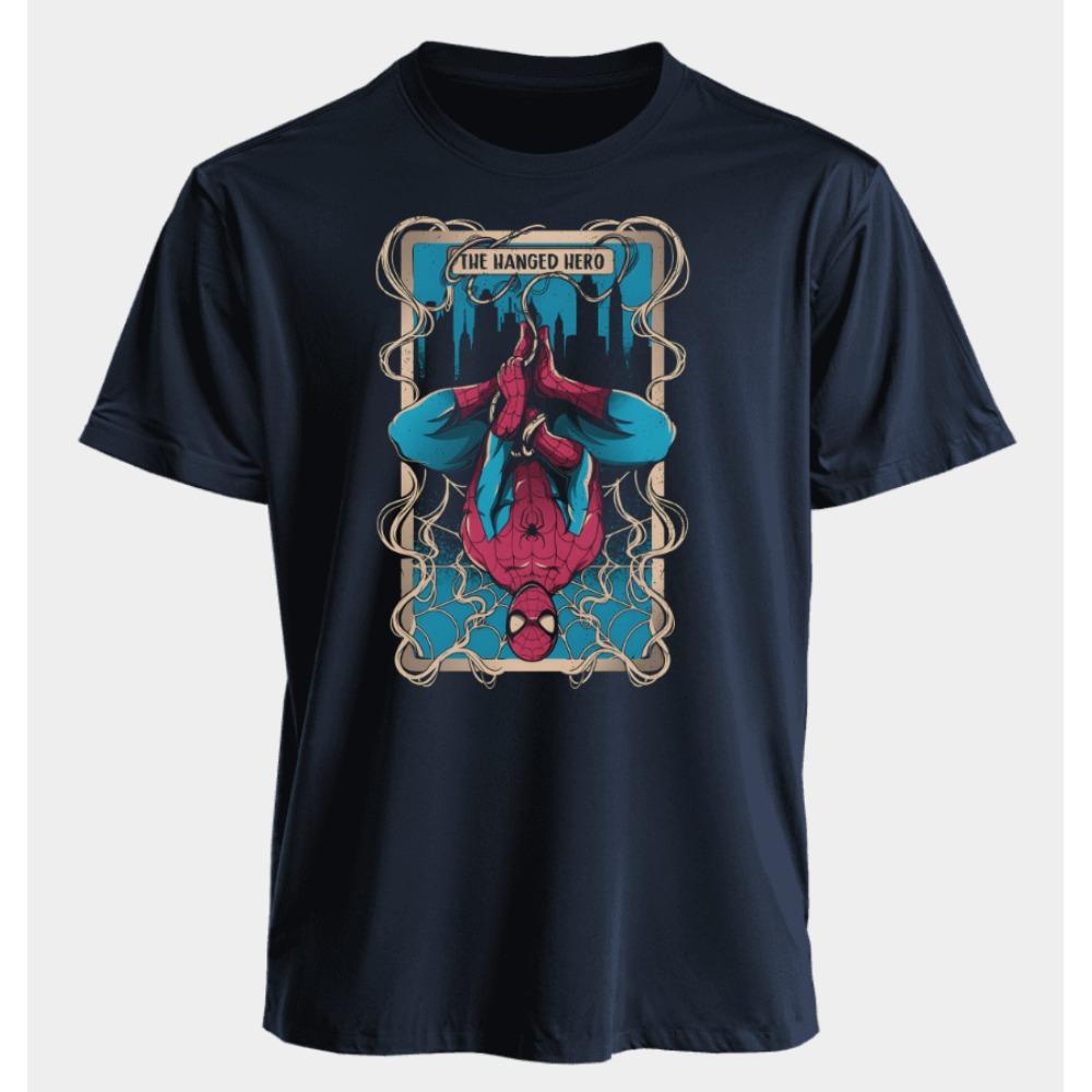 Pánská a dámská trička Spider-Man Léto Americké Jaro a Podzim Nové Nadměrné Základní Niche Klasické Krátký rukáv