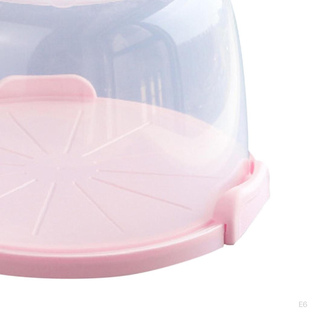 8 inch Cake Carrier with Handle Cupcake Container Muffin Tart Cookie Dessert Keeper for Vegetables