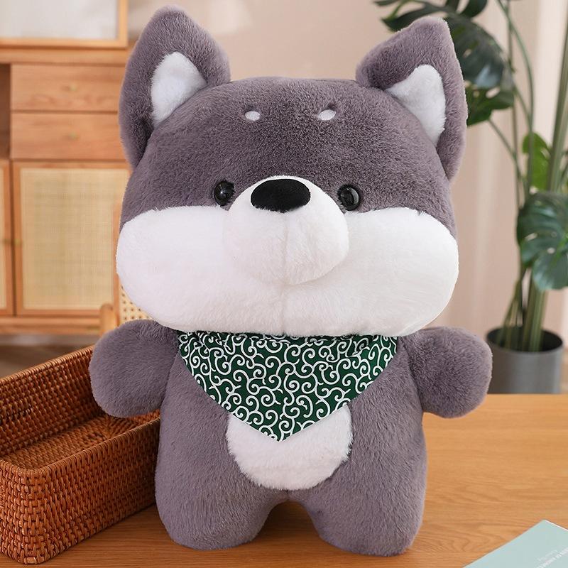 

Large Dog Shiba Inu Doll Plush Toy Husky Doll Baby Soothing Throw Pillow Girl Sleeping Rag Doll 50cm（0.35kg）
