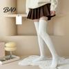 Fleece Thigh High Socks 1 Pair Fuzzy for Women, Long Soft Fluffy Stockings Leg Warmer, Thickened Plush Over The Knee Stockings, Winter Boot