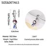 Genuine Copper Charm Luxurious Blue Virgin Mary Pendants Bead Fits Bracelets DoItYourself Women Crafting Delicate Gifts
