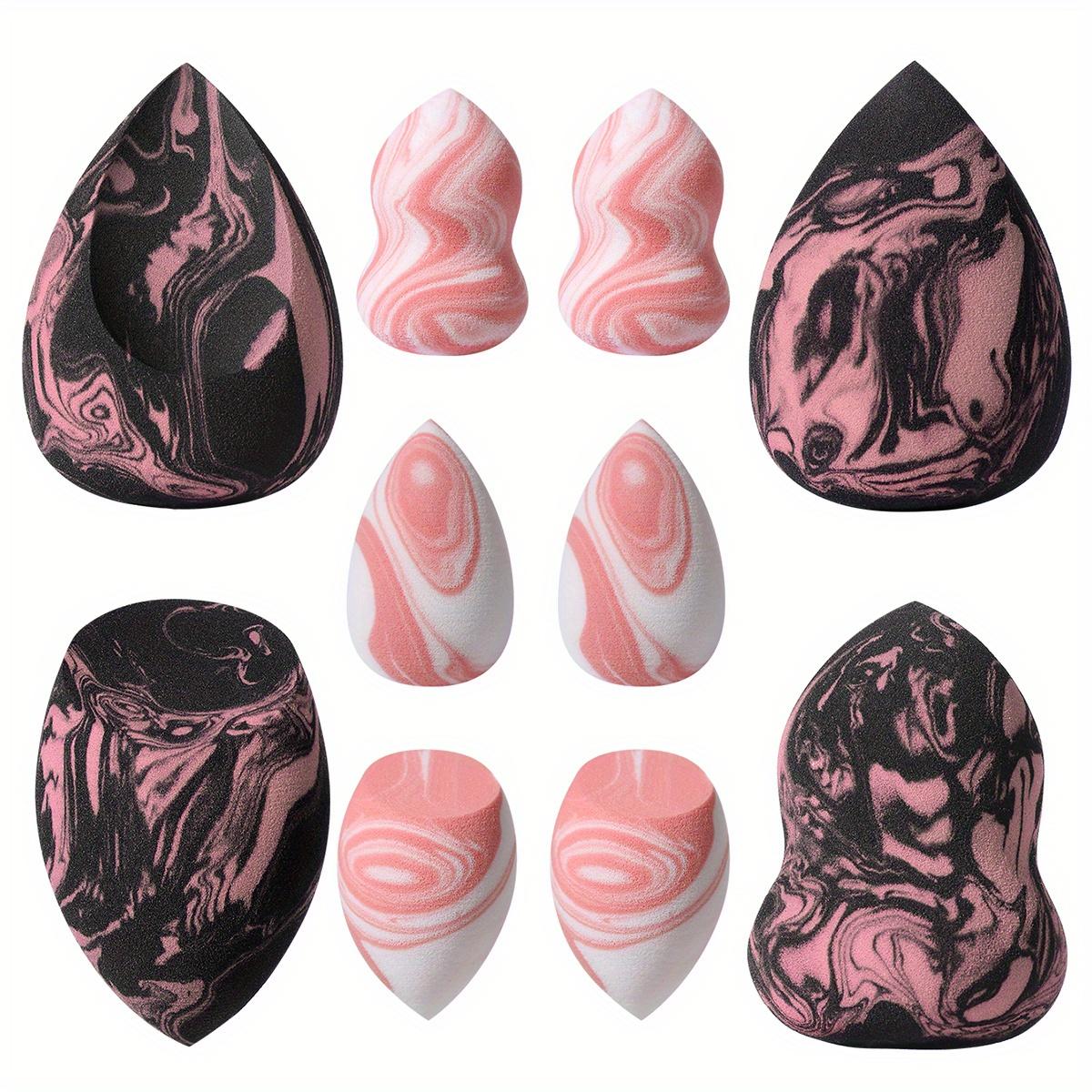 

10 шт./комплект. Блендер для макіяжу. Набір губок. Суха та волога основа. Губка для пудри. Рум’яна. Інструменти для краси. Інструменти для жіночого макіяжу.