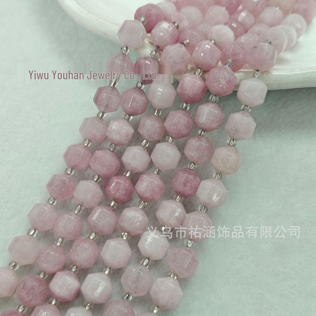 Lulutong Facettierte Natürliche Tigerauge-Achatperlen Armband Halskette