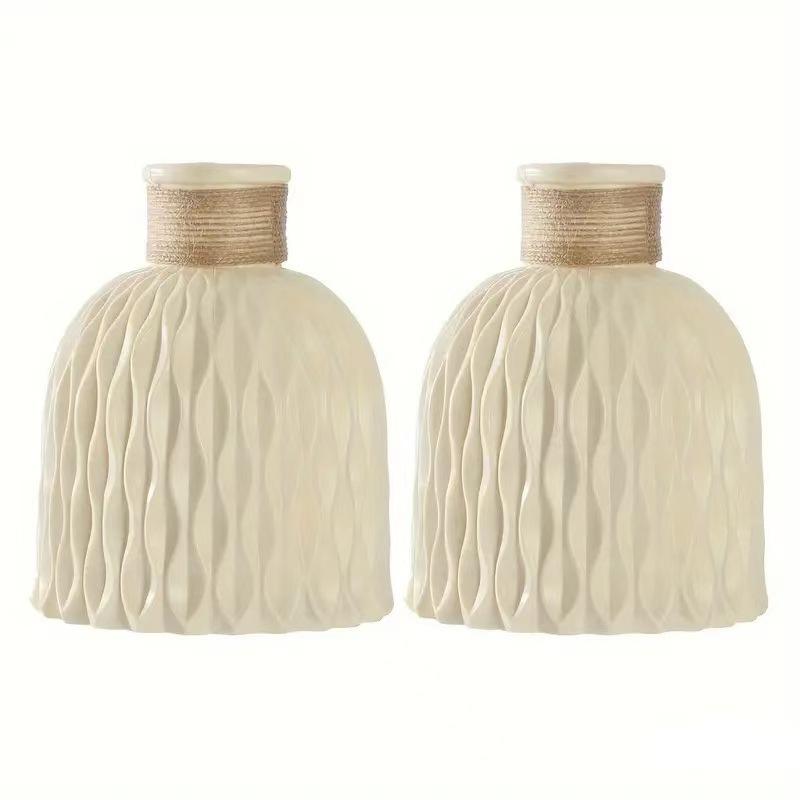 Plastic Flower Vase,Faux Ceramic Vase For Home Decoration Flower Arrangements,Home Decor,Flower Vase,Centerpiece,Table Decor