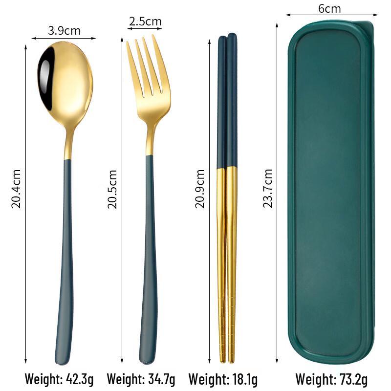 Abay Portable Stainless Steel Cutlery Set
