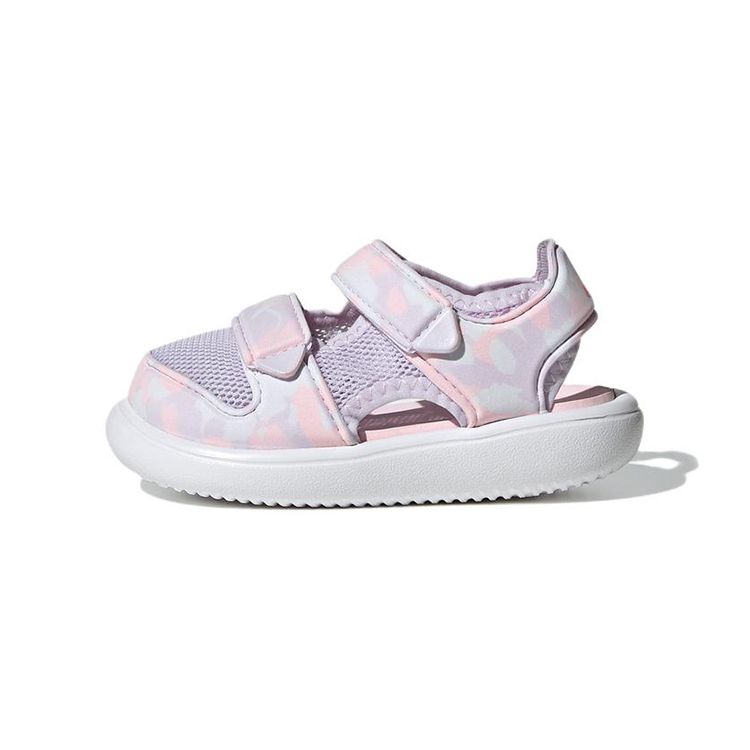 Adidas Water Sandal Comfortable Versatile Breathable Low-Top Walking Shoes Baby Shoes Pink GZ1312