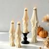 Figure Shaped Silicone Making Tool for Resin Casting and DIY Gypsum Craft, Candle Making Tool for Handmade Halloween Decoration