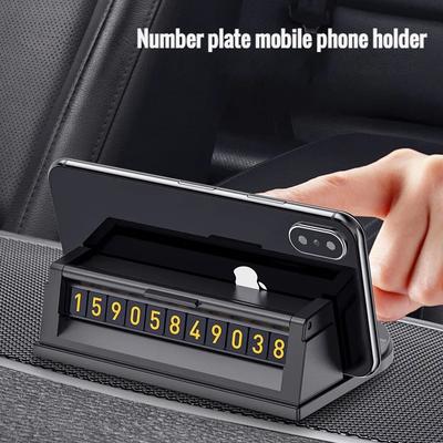 Universal Car Parking Number Plate and Phone Holder Mount Silicone Phone Mount for Car Dashboard Phone Holder