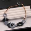 And American Style Unique Exaggerated Niche Necklace for Women, 2026 New Model, Purple Decorative Choker, Clavicle Chain, Stylish Sweater Chain