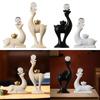 2Pcs Reindeer Statues Animal Sculptures Ornaments European Collection Art Crafts
