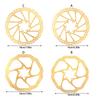 Stainless Steel Bike Adapters Center Lock Quick Install Disc Brake Conversion for Outdoor Activity