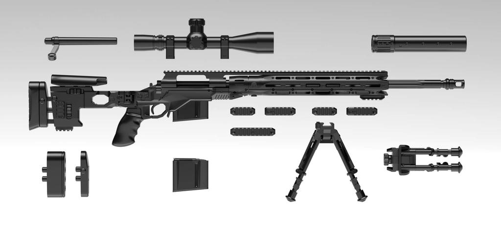 Tomytec Little Armory LA063 XM2010 Type Plastic Model 312086