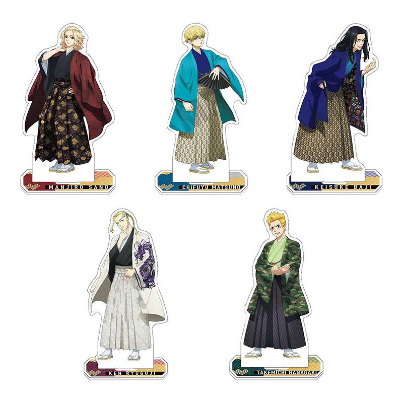 

15 см аниме Токио Мстители акриловая фигурка на подставке Манджиро Кен Такемичи Хината модель тарелка Декор для стола фанаты Подарочная коллекция