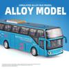 1/64 Children's Bus Alloy Model with Sound & Light Features - Fun & Interactive - Ideal for Playtime, Learning, Or Decorating