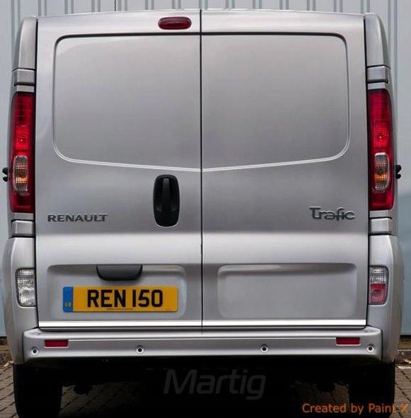 Renault TRAFIC - CHROME Trims, Tailgate, Doors, Trunk