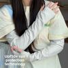 Sun Protection Sleeve Women's Summer UV-Resistant Silk Loose Thin Sleeve Sunscreen Protective Sleeve Sunshade Sleeve Cover