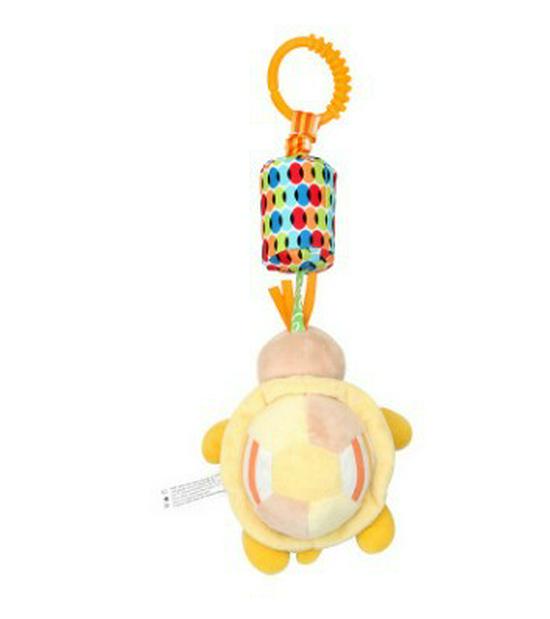 Baby Stroller Mobile with Rabbit, Bee, Bird, Owl & Dog Toys - Hanging Ornament & Bed Bell