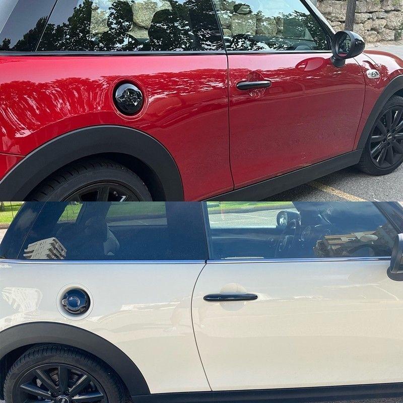 For MINI Cooper Countryman F Series F54 F55 F56 F57 F60 Carbon Fiber Black Car Door Handle Cover Sticker Styling Accessories
