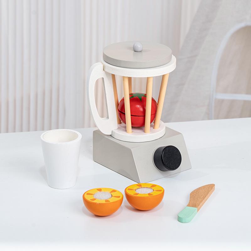 Wood Kids Play Kitchen Set: Pretend Cooking Toy for Boys & Girls, Ideal Birthday Gift