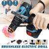 18V 13mm cordless impact drill 18V screwdriver drill 18V impact drill brushless impact drill with two batteries