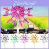 Handgefertigte 3D Sonnenblumen-Windmühle Außendekoration Spielzeug mit Rettich-Design Kunststoffmaterial