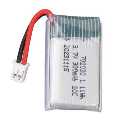 3.7V 300mAh Lithium Battery Replacement 20C 702030 Lithium Polymer Ion Battery with PH2.0 Plug for