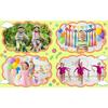 6Pcs Rainbow Gymnastics Long Ribbon Multicolor Elastic Dance Ribbons Rhythm Streamers  Dance Party